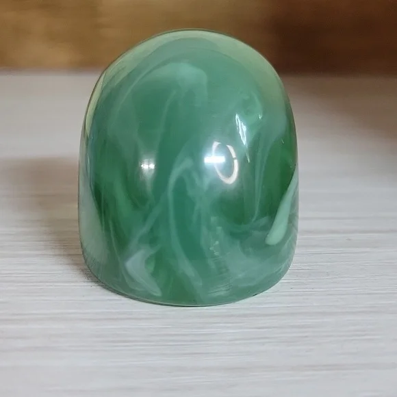 🔥LAST ONE🔥 JADE SWIRL BOLD DOME RING, METAL FREE - Picture 2 of 6